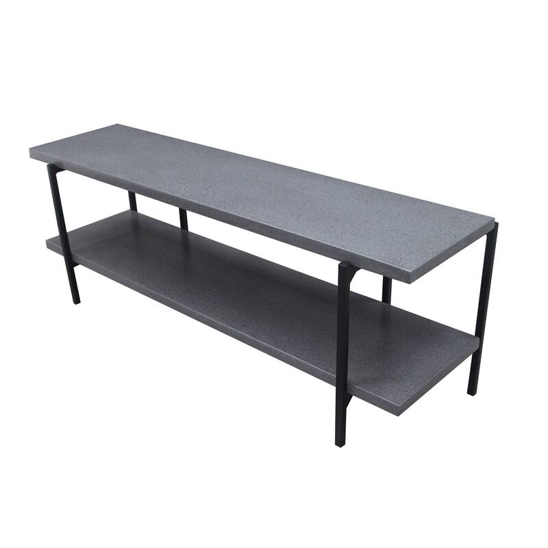 Casual Elements Grey Concrete/Resin Media Stand 55"