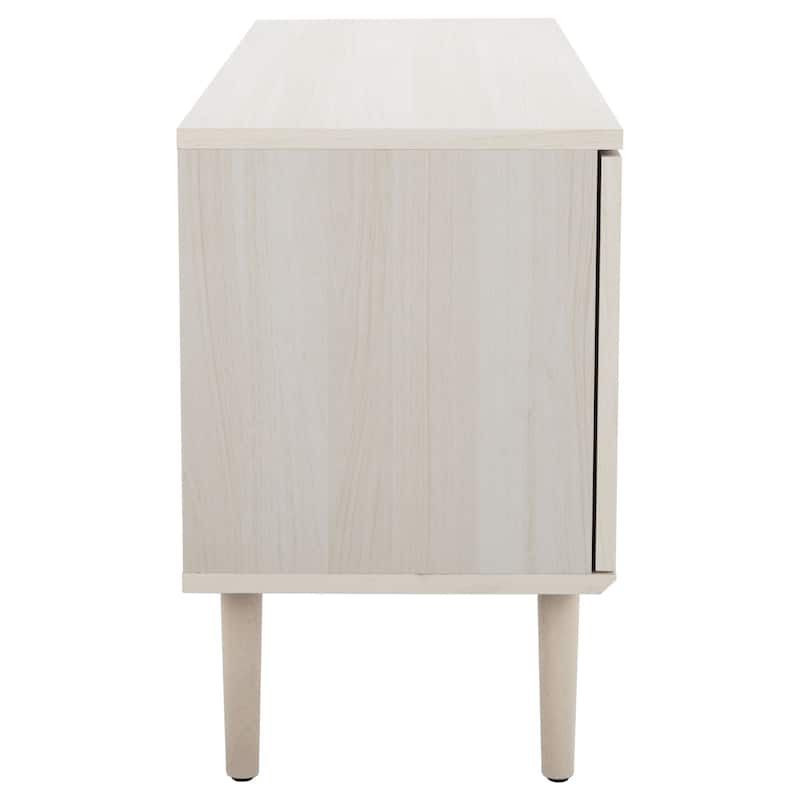 SAFAVIEH Sade Single Door 2-Shelf Media Stand - 47" W x 15" D x 24" H - 47Wx15Dx24H