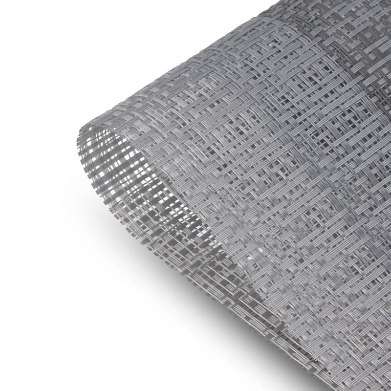 Dainty Home Yorkshire Vinyl Reversible Rectangular Placemat Set Of 6 - 12" x 18"