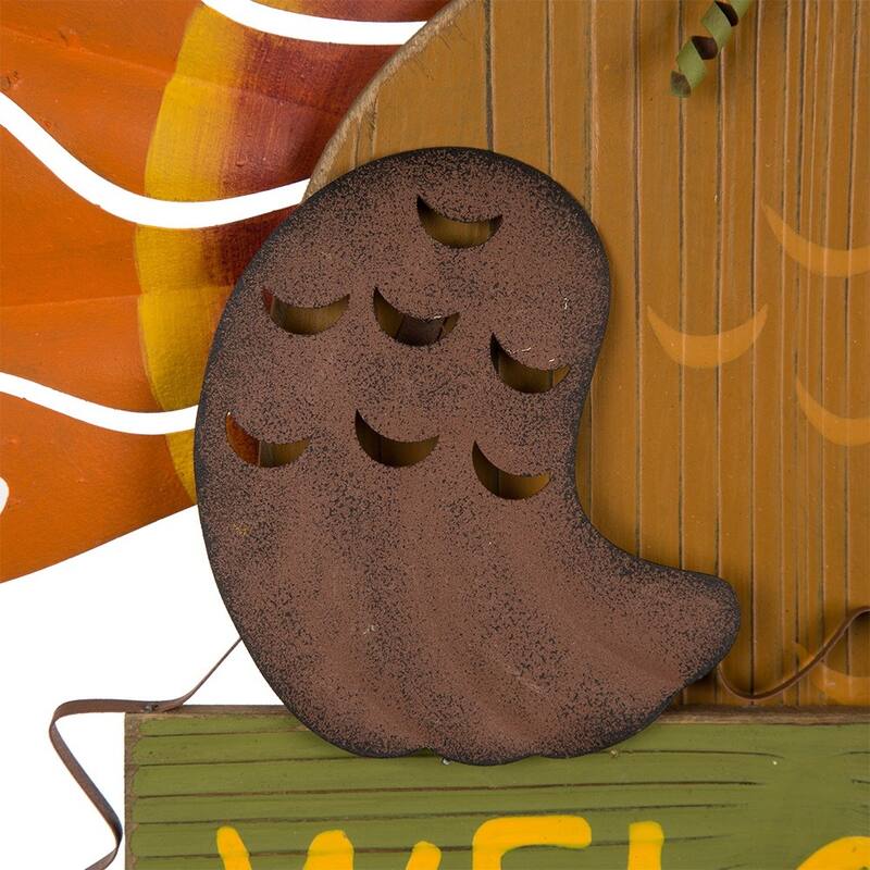 Glitzhome Thanksgiving Wooden Turkey Wall Hanging or Table Decor