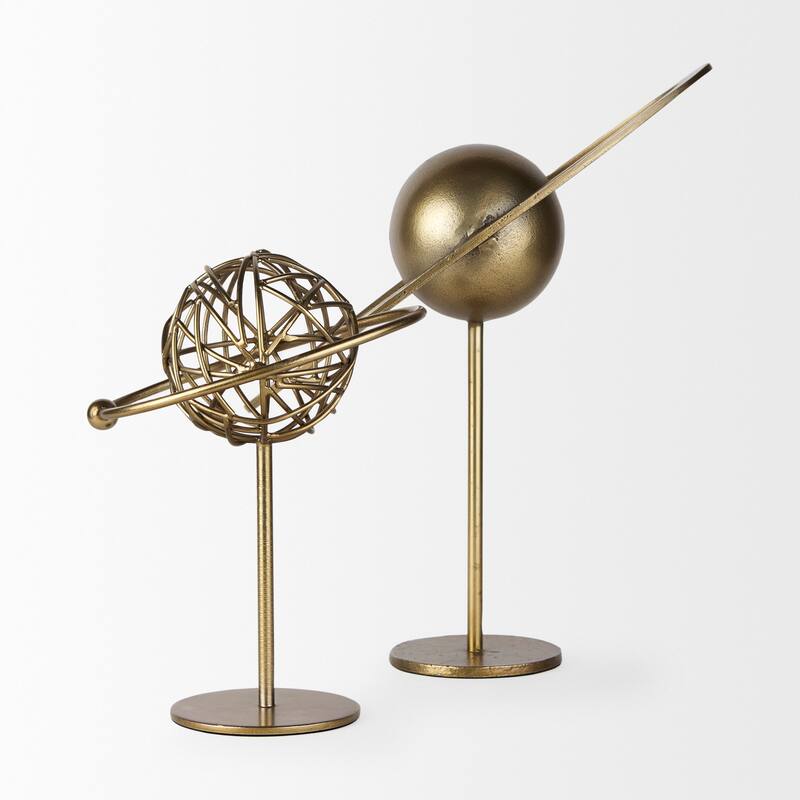 Atlas Gold Metal Solar System Object