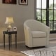 preview thumbnail 80 of 92, Modern Upholstered Swivel Barrel Chair Living Room Accent Chair