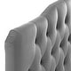 preview thumbnail 9 of 10, Annabel Diamond Tufted Performance Velvet Headboard