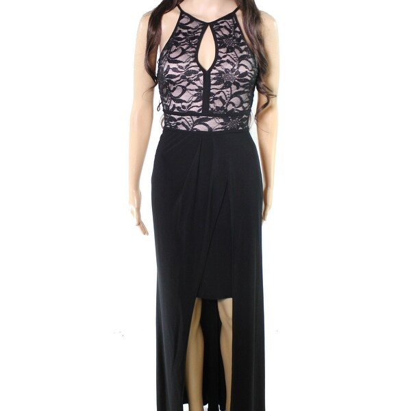 morgan and co black dress