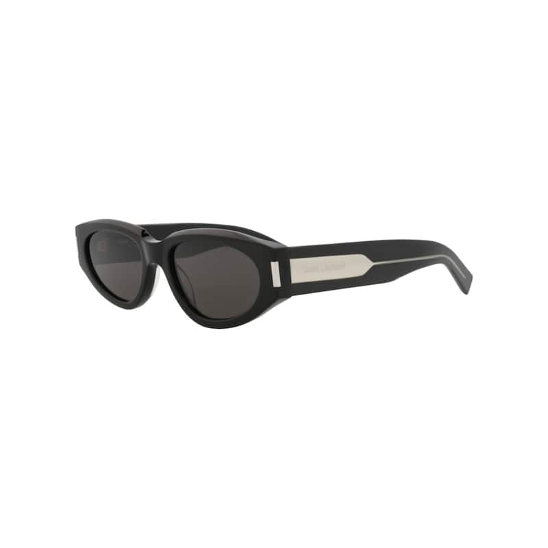 Saint Laurent Round-Frame Recycled Acetate Sunglasses