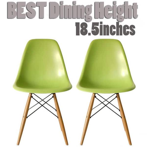 2xhome Plastic Eiffel Dining Chairs With Wood Dowel Legs Set Of 2 On Sale Overstock 12113601