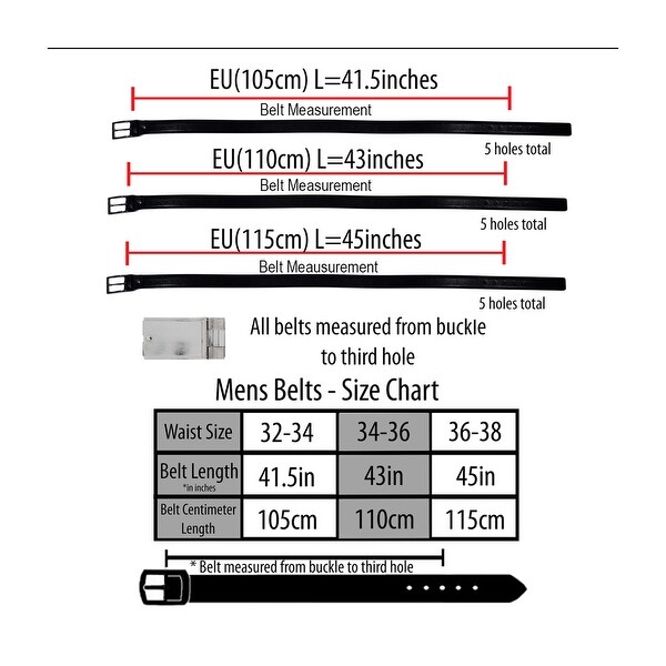 110cm belt size