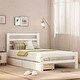 preview thumbnail 10 of 15, Twin Wood Platform Kids Bed with 2-Drawers, Durable White Finish, Solid Wood Frame, Headboard & Footboard, Easy Assembly, Grey