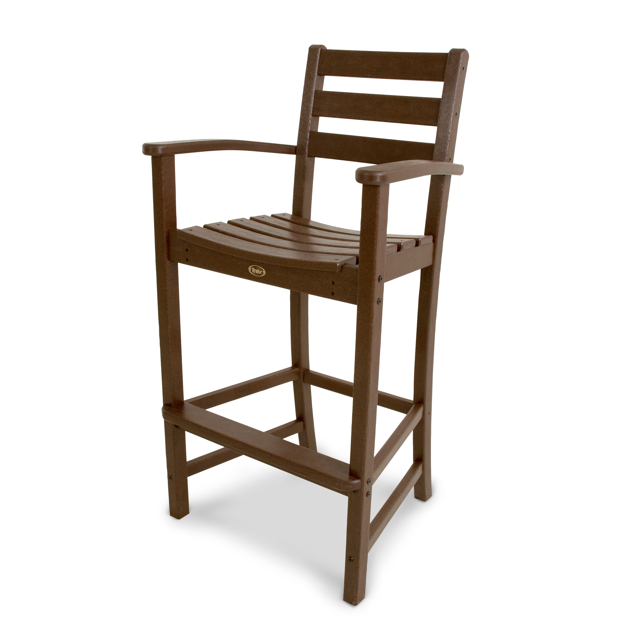 Shop Trex Outdoor Furniture Monterey Bay Bar Arm Chair Overstock 31272162