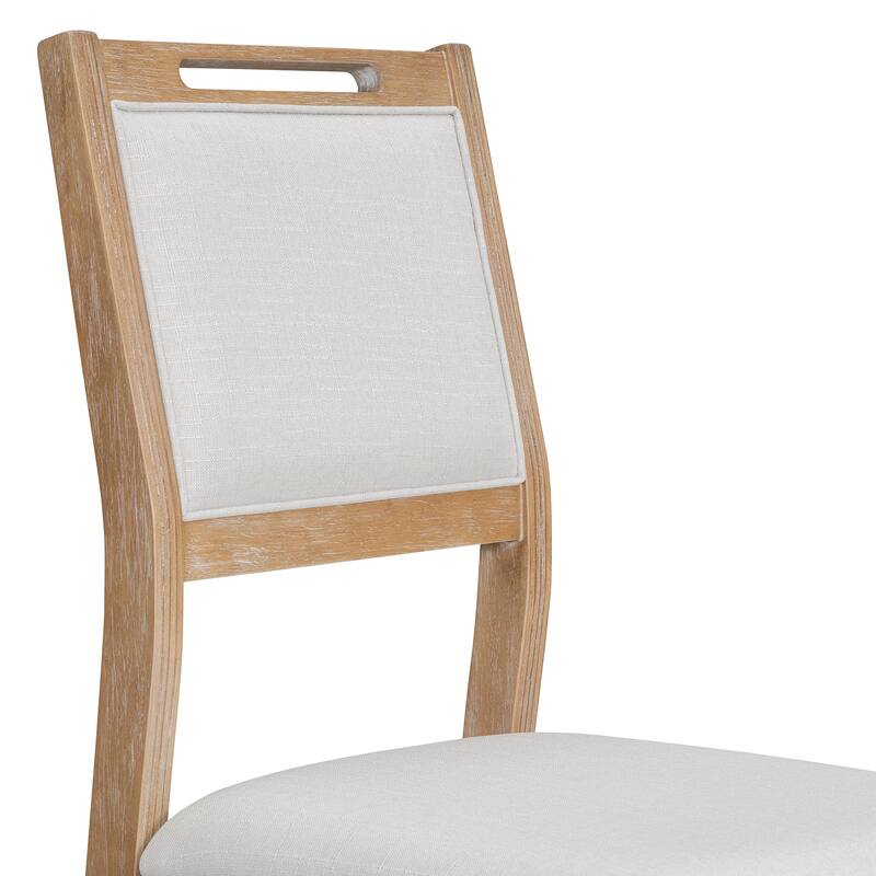 6-Piece Transitional Dining Set with 4 Chairs & Bench