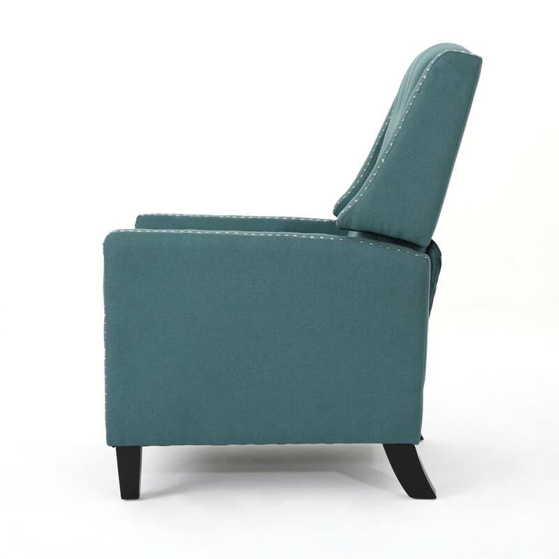Roomfitters Classic Fabric Push Back Chair, Elegant Recliner for Living Room, Bedroom