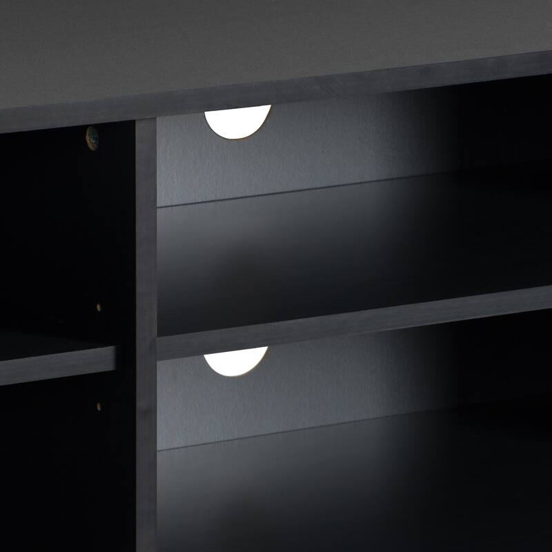 Hollywood Low Profile Modern TV Stand, for TV's up to 85"