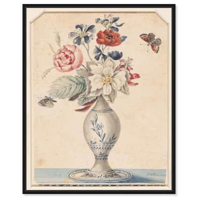 Vase with Flowers II 1850 Canvas by Art Remedy