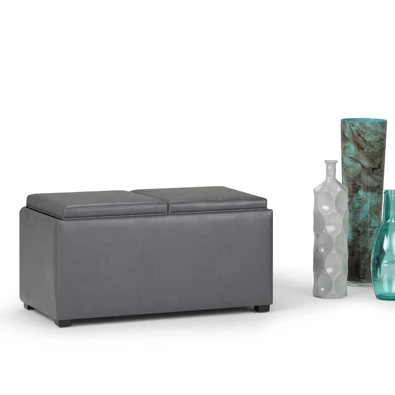 WYNDENHALL Franklin Upholstered 3-piece Ottoman Set