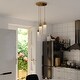 preview thumbnail 5 of 9, Vaxcel Lighting P0422 3 Light 10" Wide Suspension Mini Pendant