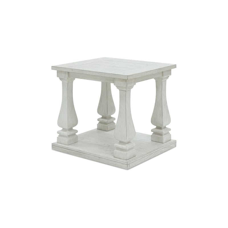 Signature Design by Ashley Arlendyne White End Table - 27"W x 24"D x 24"H