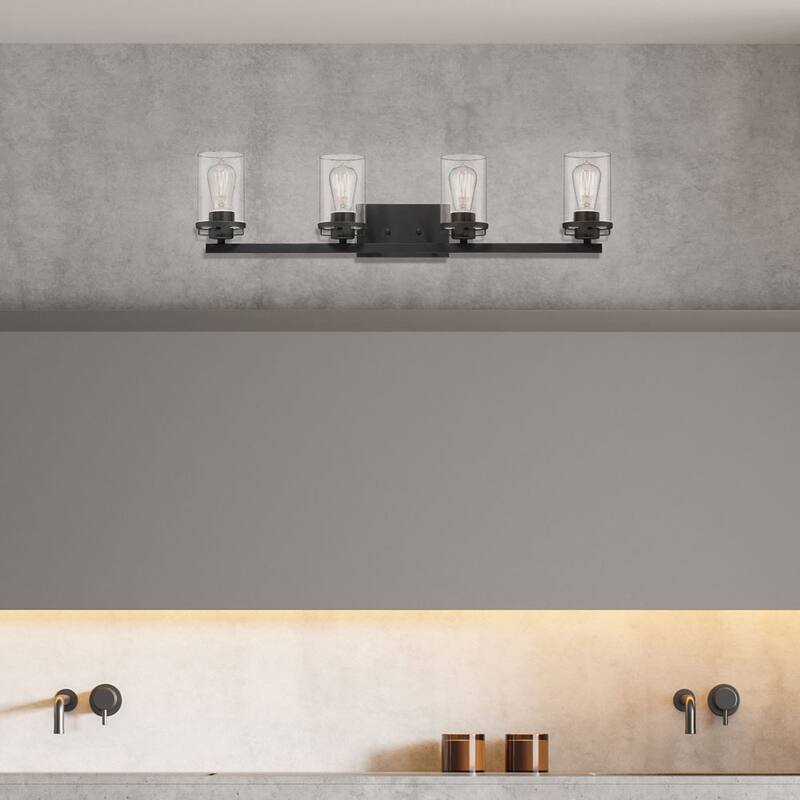 Designers Fountain Jedrek 4 Light 34" Wide Bathroom Vanity Light