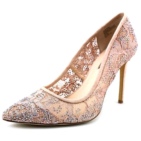 INC International Concepts Katyah Women Pointed Toe Synthetic Pink Heels