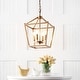 preview thumbnail 151 of 198, Marion Lantern Metal LED Pendant, by JONATHAN Y