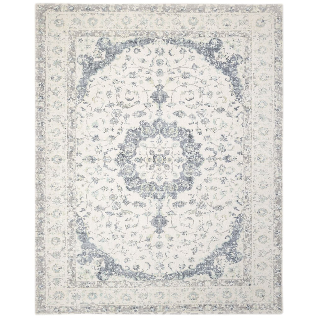 Overton Handmade Modern Contemporary Floral Area Rug