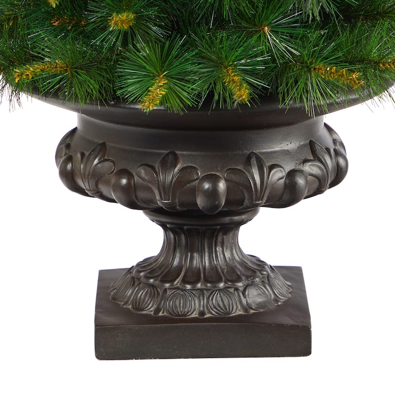3.5' Artificial Christmas Tree with 50 Lights in Urn