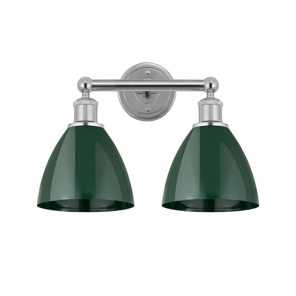 Innovations Lighting Plymouth Dome - 2 Light 17" Bath Vanity Light