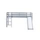 preview thumbnail 23 of 41, Twin Loft Bed with Slide and Playful Low-Profile Design (250lb Capacity)
