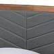 preview thumbnail 5 of 17, Roze Mid-Century Modern Wood Platform Bed in Twin Size