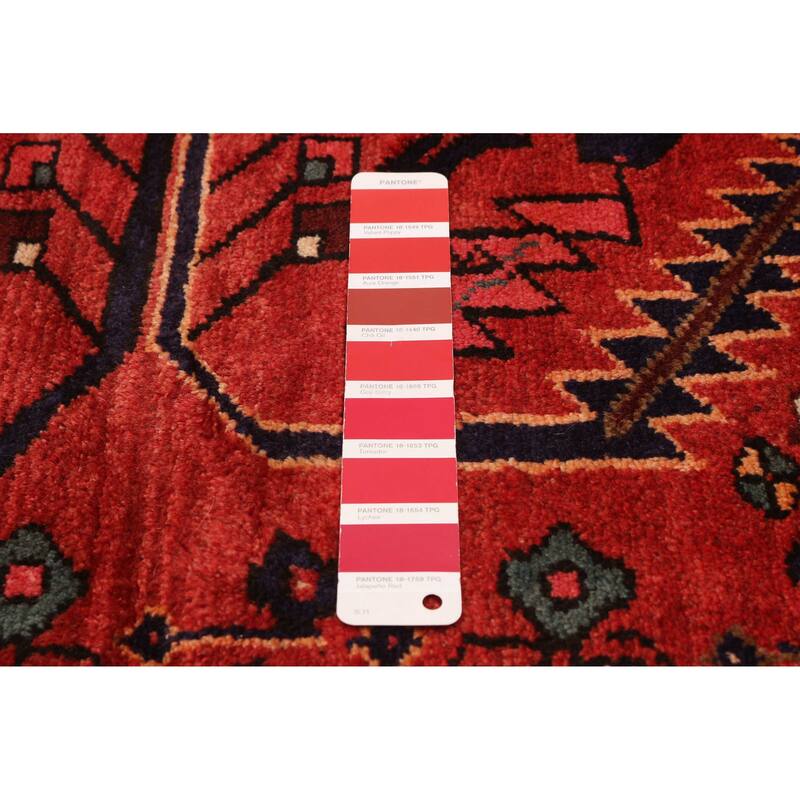 ECARPETGALLERY Hand-knotted Anadol Red Wool Rug - 4'5 x 8'6