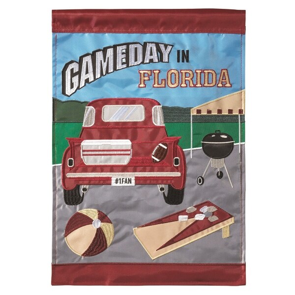 Game Day in Florida Garden Flag 13" x 18" - N/A