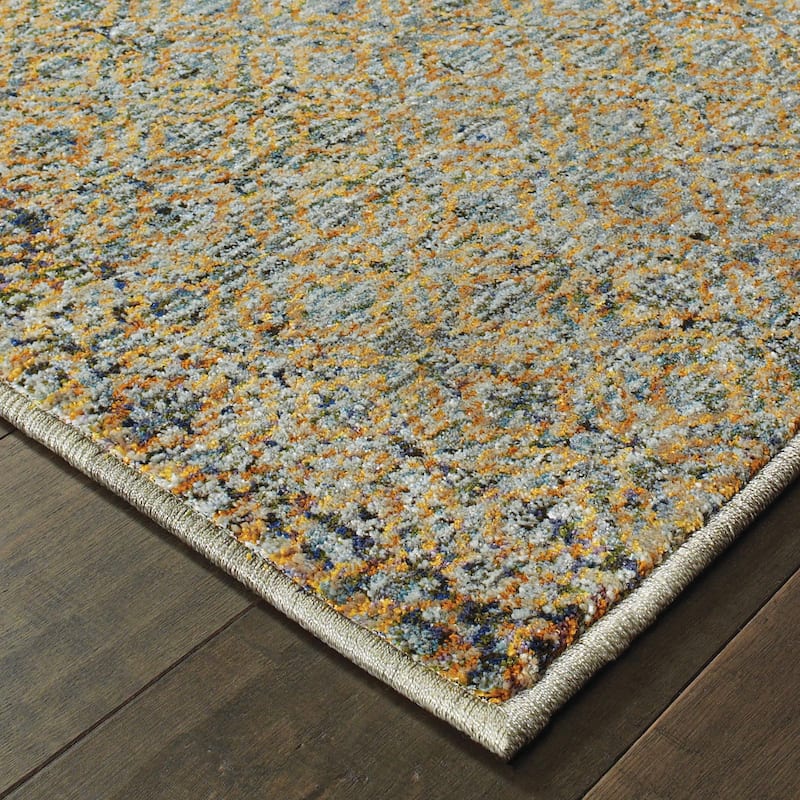 Style Haven Boden Textural Diamonds Area Rug