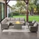Option Grey Wicker / Beige Cusion
