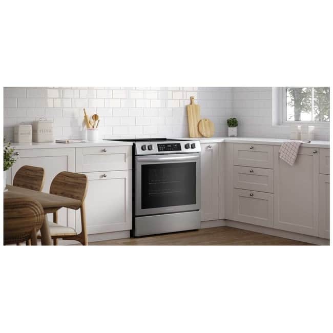 Frigidaire FCFE3083A 30" Wide 5.3 Cu. Ft. Slide In Electric Range with