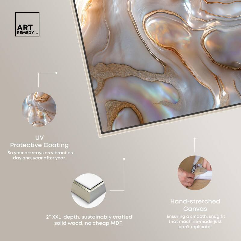 Fluid Preciousness I Canvas by Art Remedy