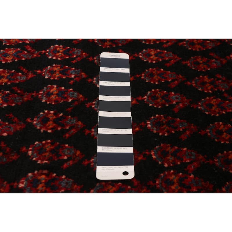 Anatolian Vintage Navy Rug 3'5" x 10'0" - 3'8 x 15'10
