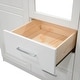 preview thumbnail 8 of 8, Palace Imports Metro 100% Solid Wood 2-Door Wardrobe Armoire with 3 Drawers