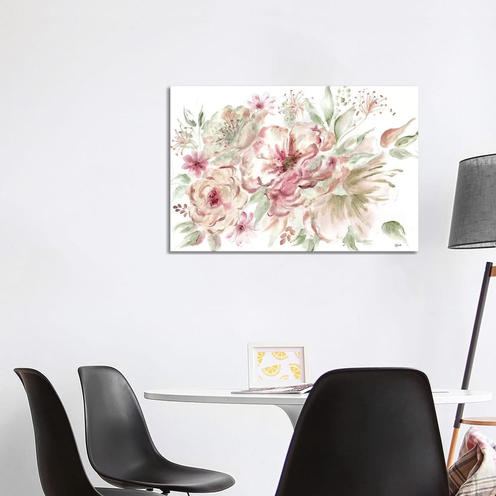 iCanvas "Rose Gold Floral Landscape" by Tre Sorelle Studios Canvas Print
