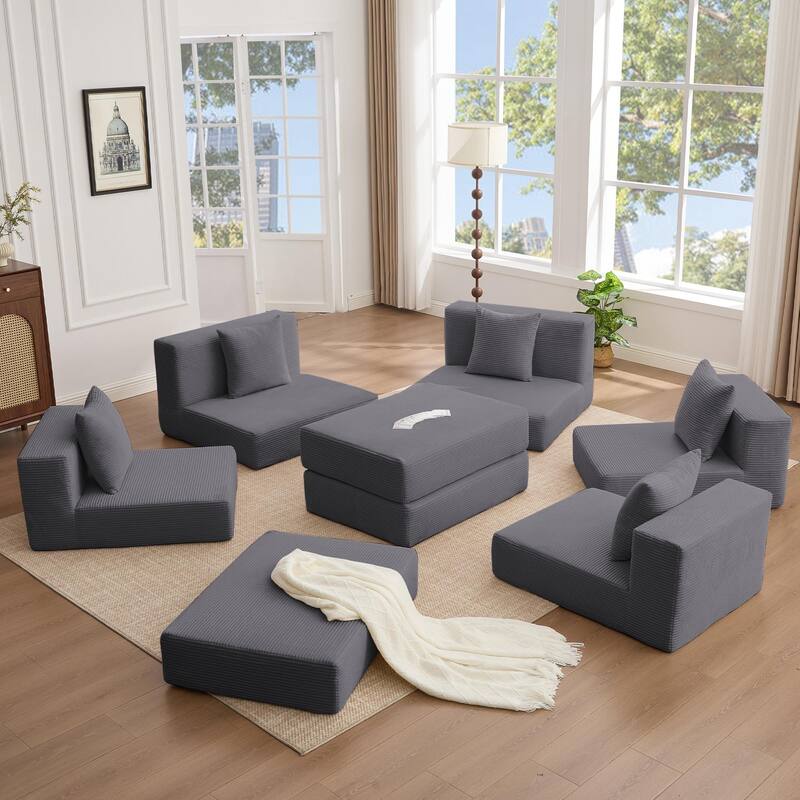 10-in-1 Convertible Sofa Sectional