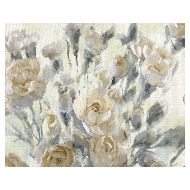Rose Garden Golds by Studio Arts Canvas Art Print