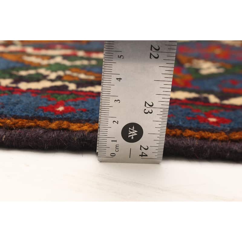 ECARPETGALLERY Hand-knotted Afghan Brown Wool Rug - 2'9 x 4'7