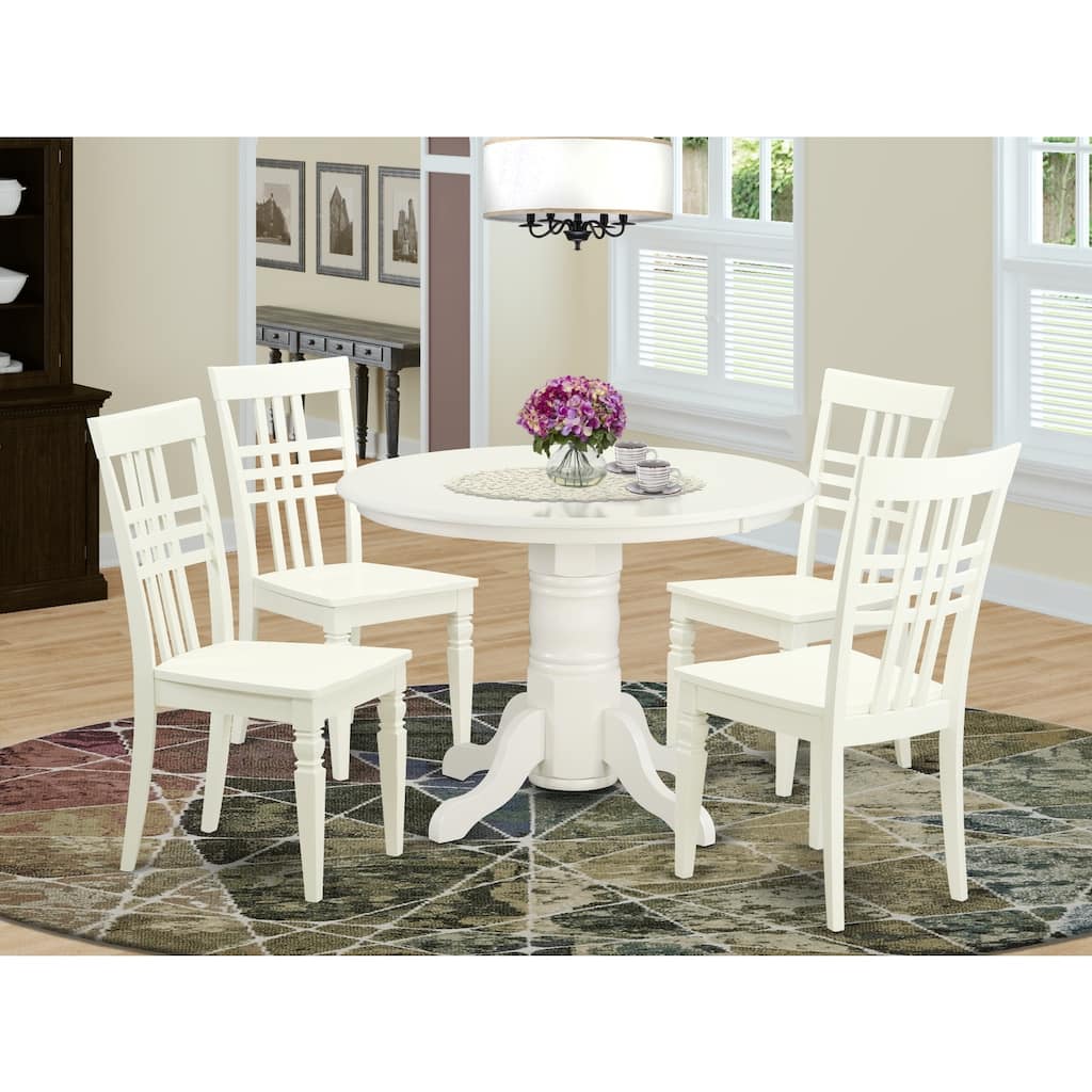 Tuscan Style Dining Set - Table & Chairs - Small Kitchen Table - Solid Wood Dinette Set