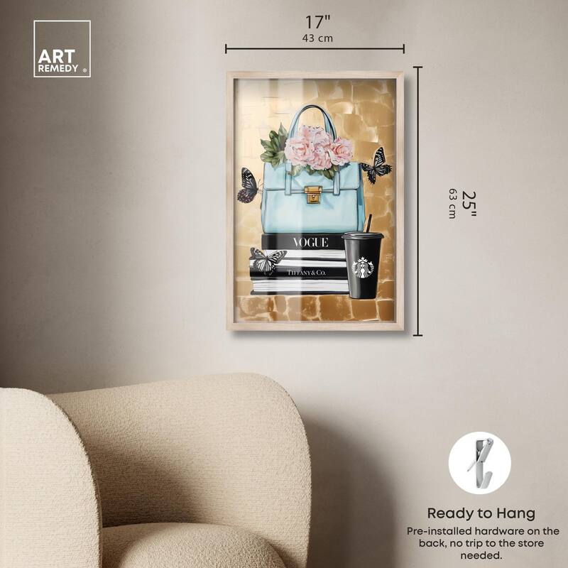 Golden Era of Glam Books Shadowbox by Art Remedy