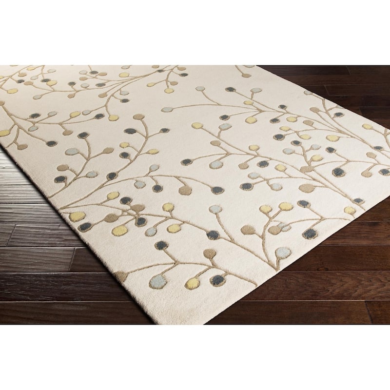 Livabliss Athena French Country Floral & Botanical Hand Tufted Area Rug