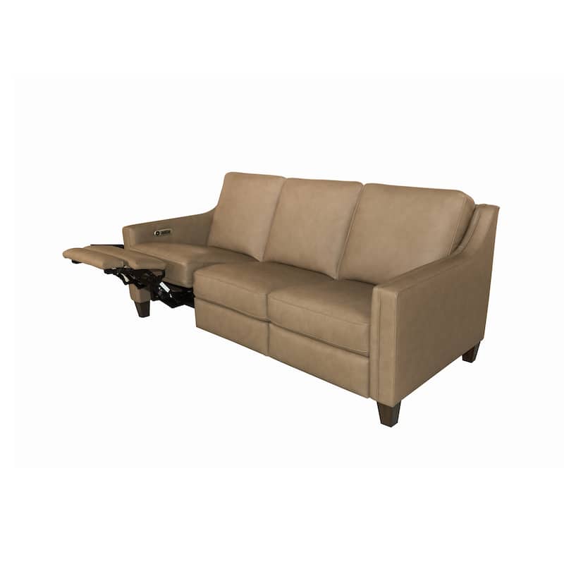 Finley Leather Power Inclining Sofa by Flexsteel - 82" x 36" x 38"