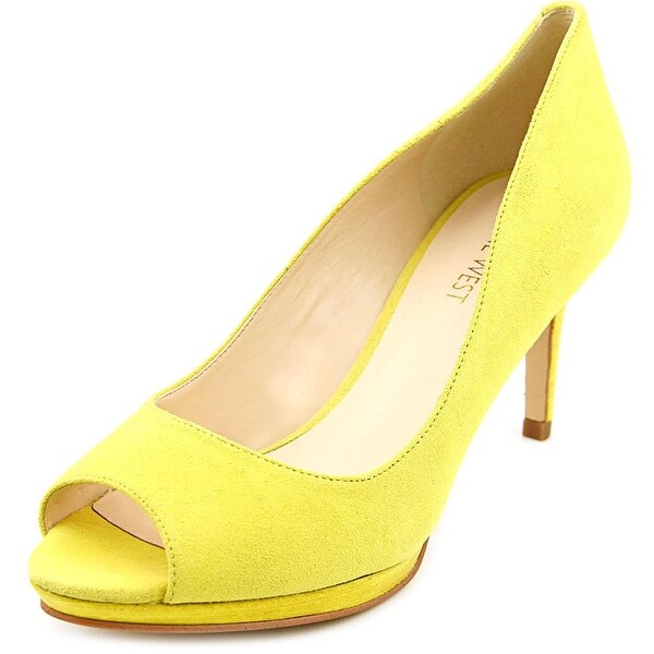 yellow peep toe