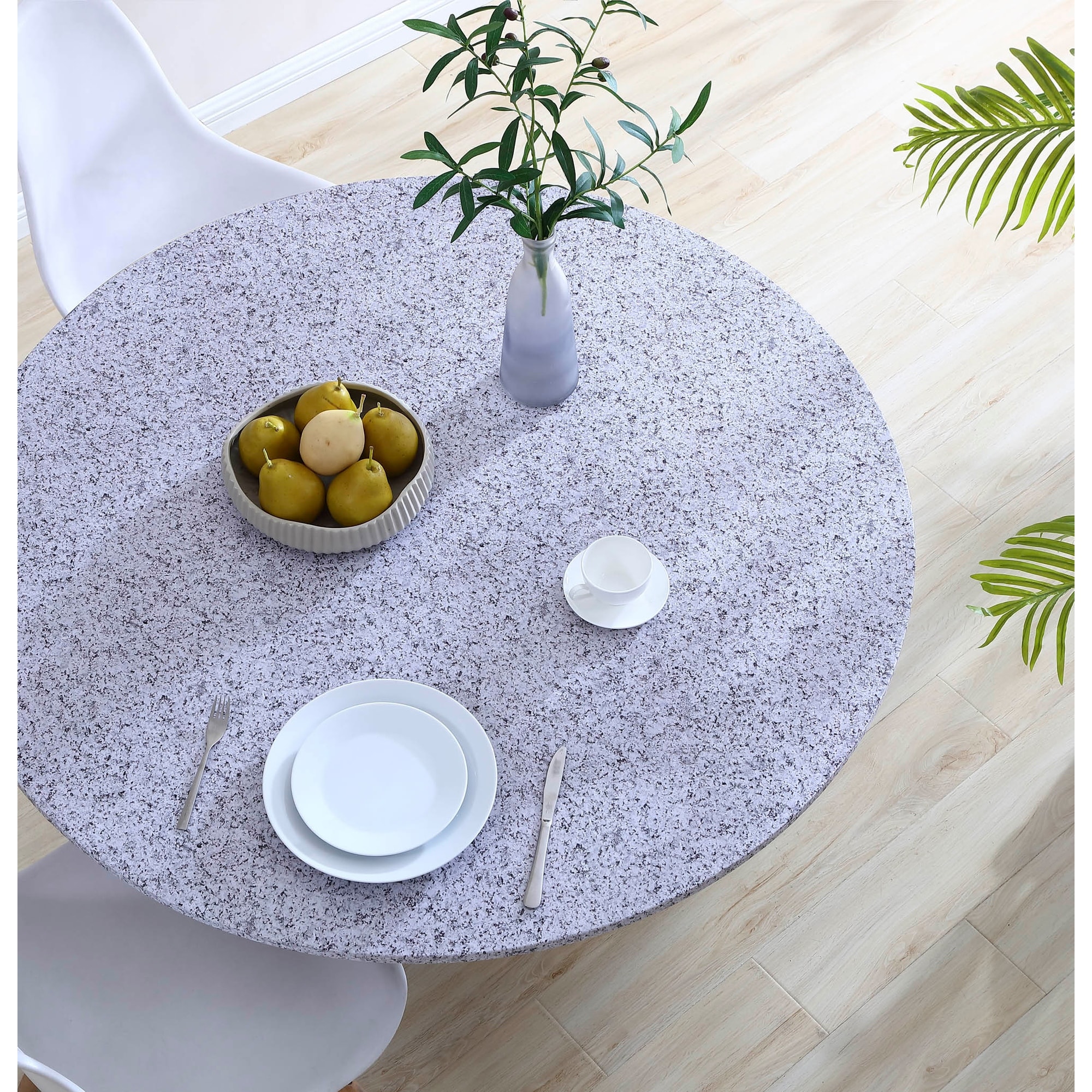 Brielle Home Fabric Printed Table Cover Overstock 20774260