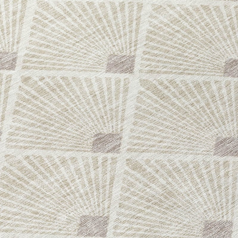 Machine Washable Indoor/ Outdoor Chantille Modern Shells Rug