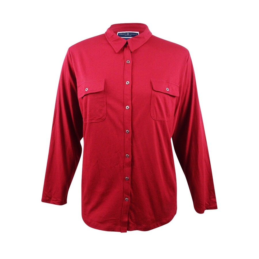 karen scott plus size tops