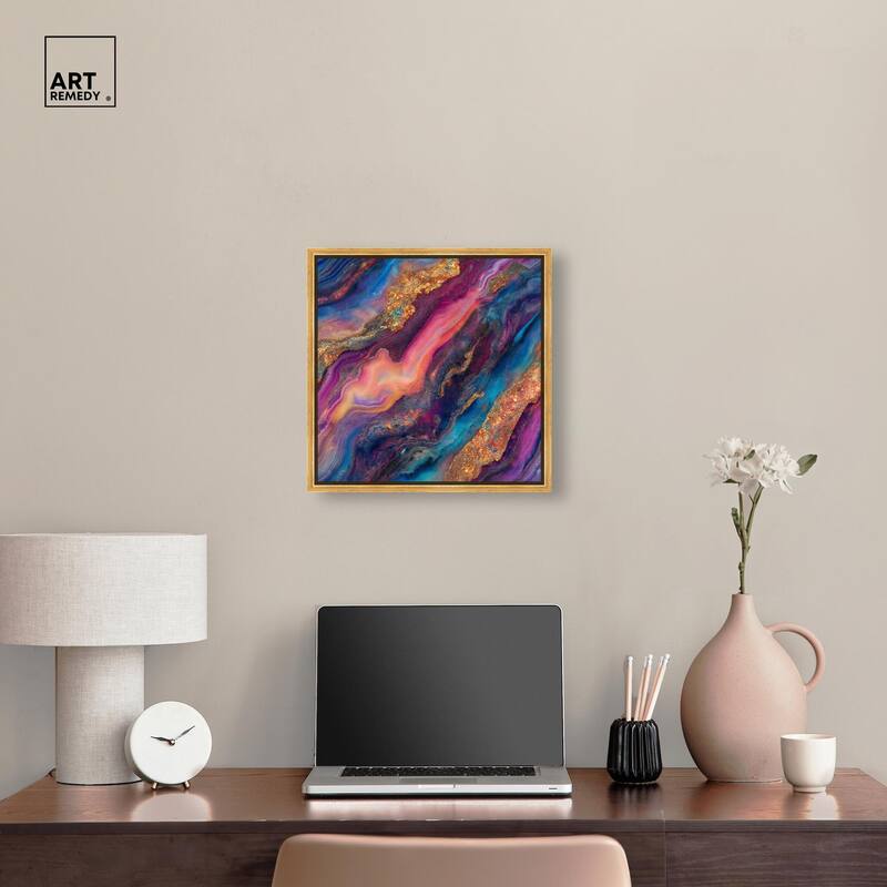 Glittering Spectrum III Canvas by Art Remedy