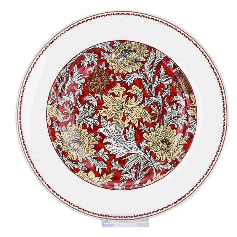 STP Goods Morris Garden Bone China Dinner Plate Set of 4 - 10.5"